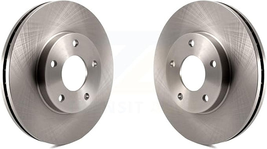 JIN & R Front Disc Brake Rotors Pair Replacement For 2004-2006 Nissan X-Trail K8-100409