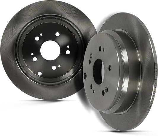 JIN & R Rear QUALITY Brake Rotors and Ceramic Pads Kit For Honda CR-V 2005 2006 2007 2008 2009 2010 2011 2012 2013|31372 D1086