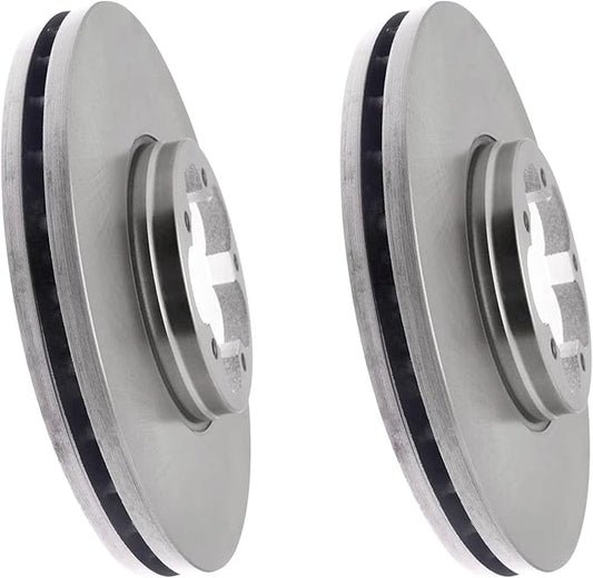 JIN & R Pair 2 FRONT Brake Rotors - Fit: 2015-2019 Ford Transit-350 All Trims | P681781S_I91511