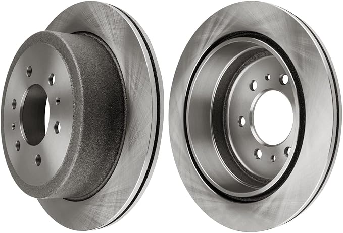 JIN & R  Rear Brake Rotors Pair of 2 Driver and Passenger Side Replacement for 2004-2009 2010 2011 Ford F-150 2006-2008 Lincoln Mark LT 3.5L 3.7L 4.2L 4.6L 5.0L 5.4L 6.2L V6 V8 4WD AWD RWD R64113PR # 54111(ok)