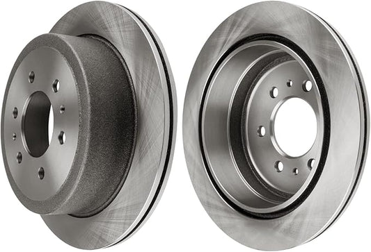 JIN & R  Rear Brake Rotors Pair of 2 Driver and Passenger Side Replacement for 2004-2009 2010 2011 Ford F-150 2006-2008 Lincoln Mark LT 3.5L 3.7L 4.2L 4.6L 5.0L 5.4L 6.2L V6 V8 4WD AWD RWD R64113PR # 54111(ok)