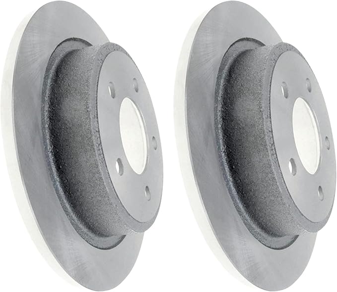 JIN & R Pair 2 REAR Brake Rotors - Fit: 2004-2008 Chrysler Pacifica All Trims | P53018S_F60441