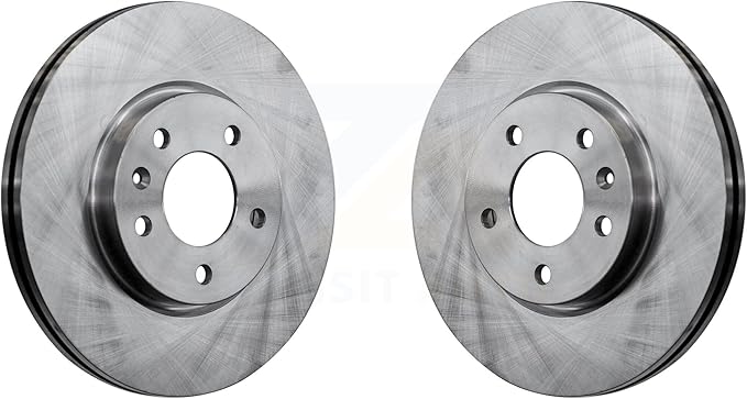 JIN & R Front Disc Brake Rotors Pair Replacement For Chevrolet Equinox Malibu Cruze Buick GMC Terrain Verano Volt LaCrosse Regal Sportback TourX Orlando Encore GX Trailblazer K8-100119