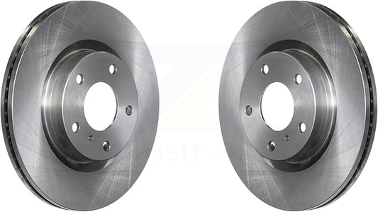 JIN & R Front Disc Brake Rotors Pair Replacement For Infiniti G35 Nissan 350Z INFINITI K8-100352