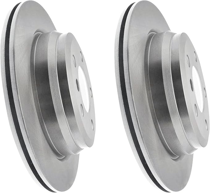 JIN & R Pair 2 REAR Brake Rotors - Fit: 2015 2016 BMW 428i xDrive Gran Coupe Eng Code: N26B20A | P981214S_Q81541