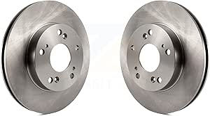 JIN & R Front Disc Brake Rotors Pair Replacement For Honda Civic Acura ILX K8-100519