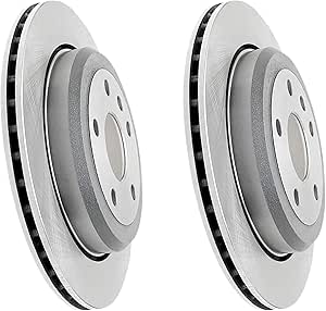 JIN & R Rear  Rotors Pair Driver and Passenger Side Replacement for 2011-2021 Jeep Grand Cherokee 2022 Grand Cherokee WK 2011-2021 Dodge Durango AWD RWD Vented Rotor Size 330mm PR63065DSZPR