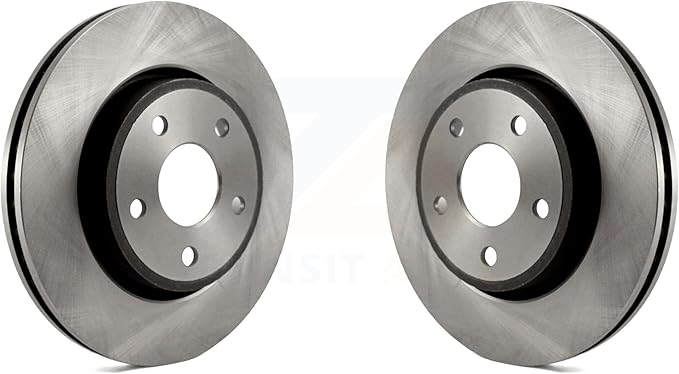 JIN & R Front Disc Brake Rotors Pair Replacement For Jeep Grand Cherokee Commander K8-100232 #53026(ok)
