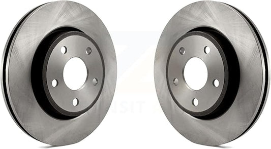 JIN & R Front Disc Brake Rotors Pair Replacement For Jeep Grand Cherokee Commander K8-100232 #53026(ok)