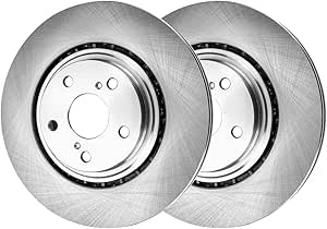 JIN & R Front Brake Rotors Pair of 2 Driver and Passenger Side Replacement for Lexus NX200t NX300h 2010-2015 RX350 RX450h 2018-2021 NX300 2008-2019 Toyota Highlander 2011-2020 Sienna V6 FWD R41513PR