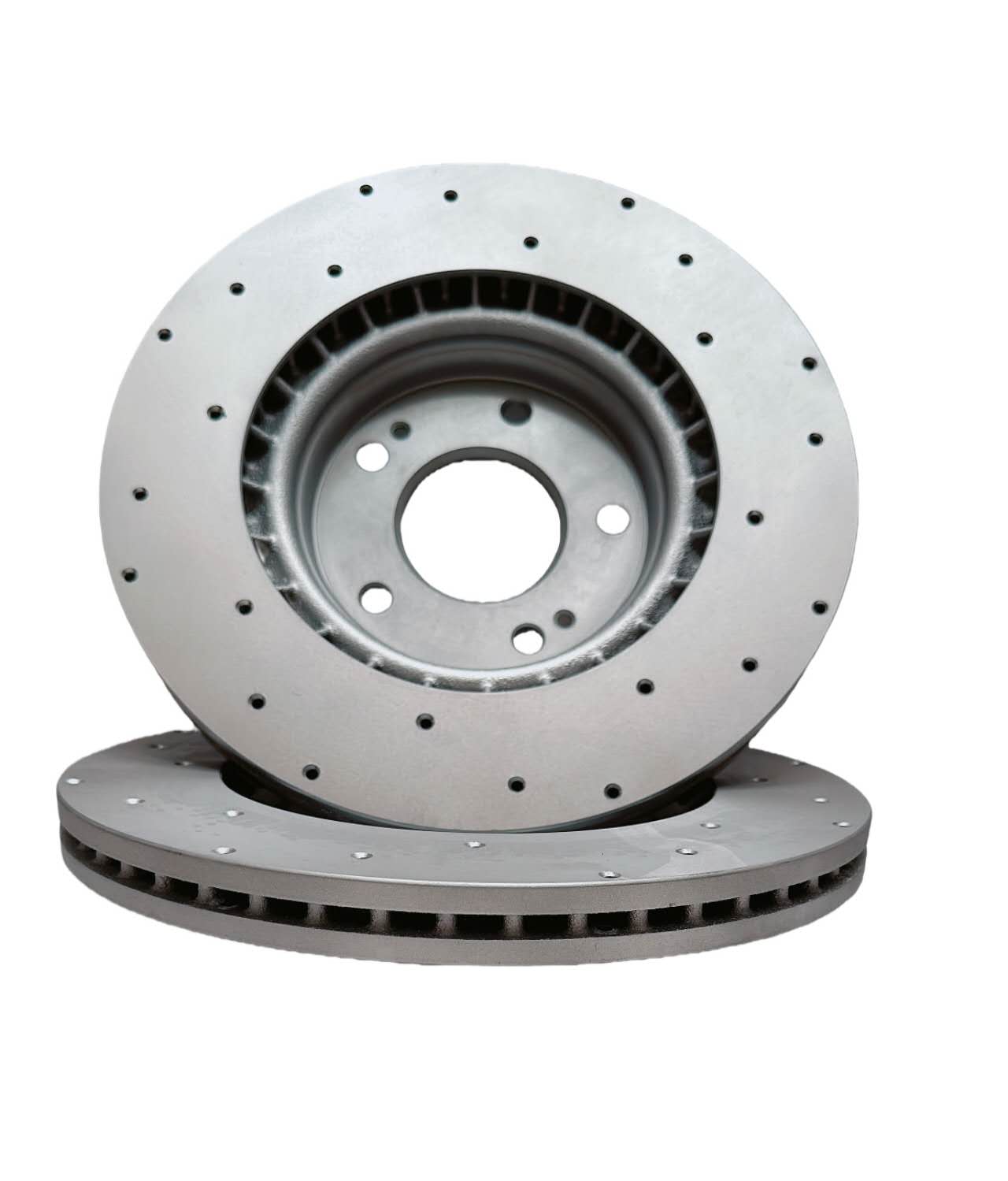 JIN & R  Front Brake Rotors Pair of 2 Driver and Passenger Side Replacement for 2005-2008 Dodge Magnum 2006-2022 2023 Charger 2009-2023 Challenger 2005-2023 Chrysler 300 3.6L 5.7L V6 AWD RWD R63025PR