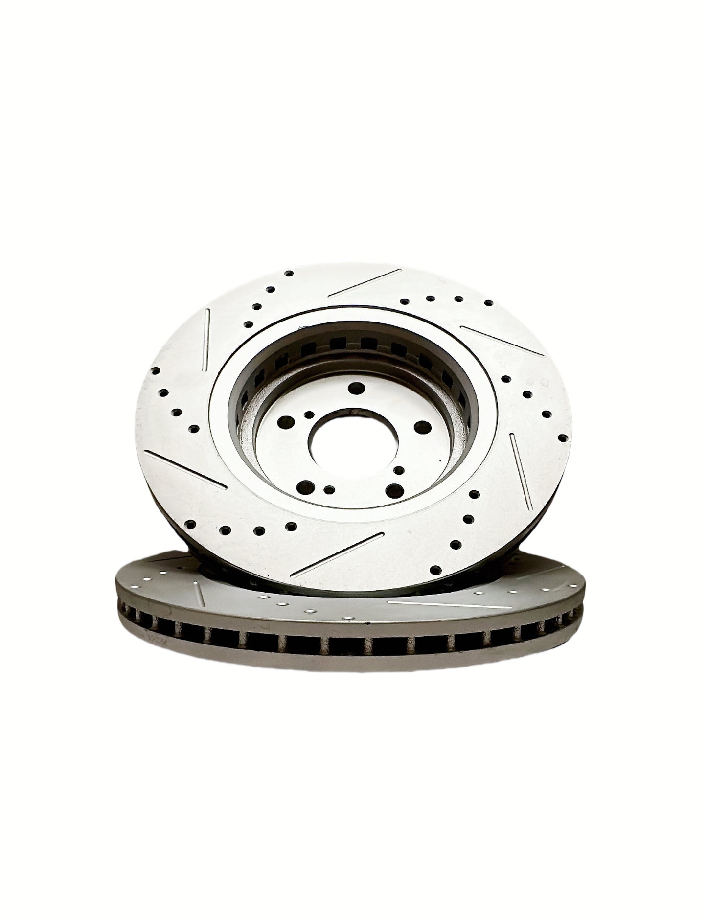 JIN & R  Front Brake Rotors Pair of 2 Driver and Passenger Side Replacement for 2007 2008 2009 2010 2011 2012 Nissan Sentra 2008-2013 Rogue 2014-2015 Rogue Select 2.5L AWD FWD R41514PR
