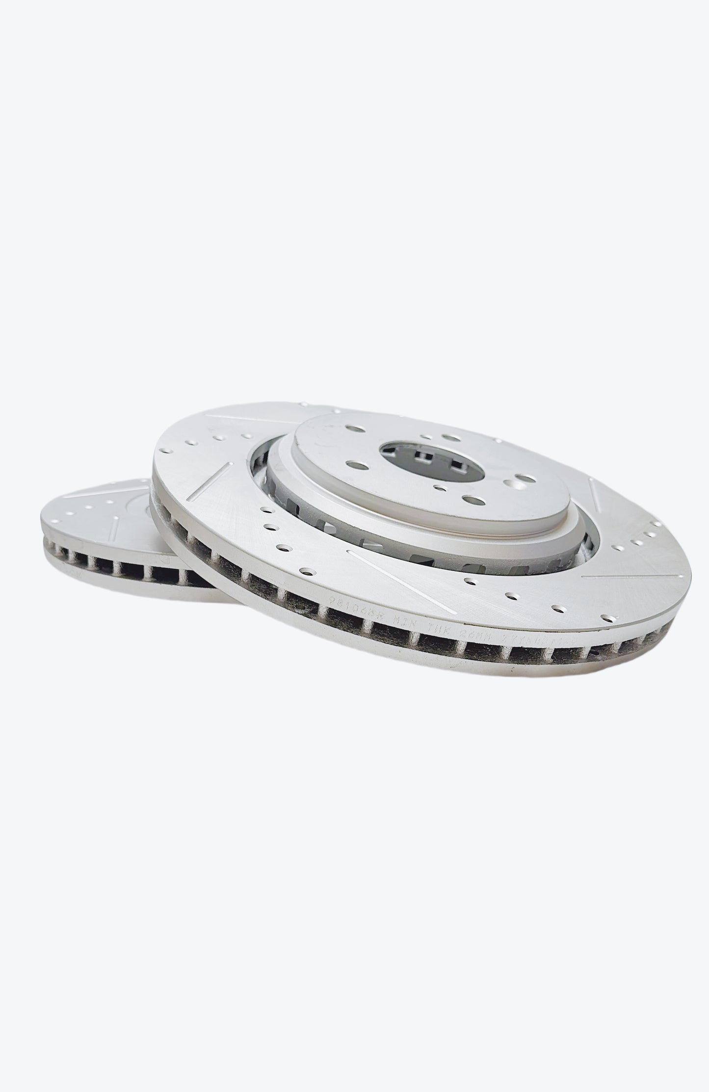 JIN & R  Front Brake Rotors Pair of 2 Driver and Passenger Side Replacement for 2007 2008 2009 2010 2011 2012 Nissan Sentra 2008-2013 Rogue 2014-2015 Rogue Select 2.5L AWD FWD R41514PR