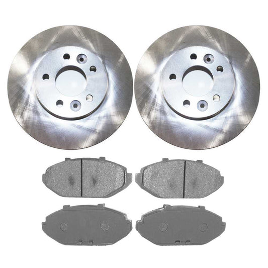 JIN & R Front Brake Rotors For 1998 1999 2000 2001 2002 Ford Crown Victoria Lincoln Town Car Mercury Grand Marquis Replacement OE Disc Brake Rotors #54060(ok)